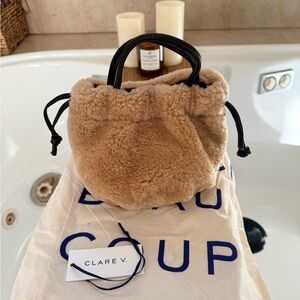 Clare V Emma with top handle SOLD OUT NWT cafe au lait